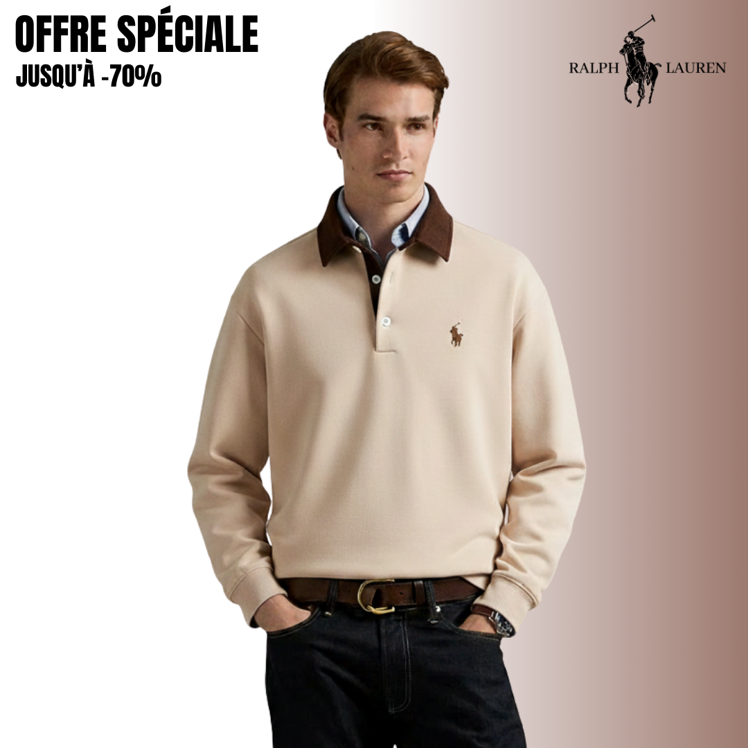 RL™ Prestige Edition – Sweat Col Contrasté