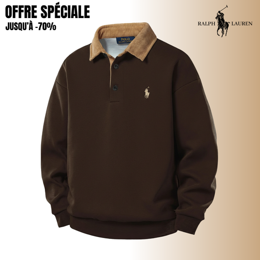 RL™ Prestige Edition – Sweat Col Contrasté