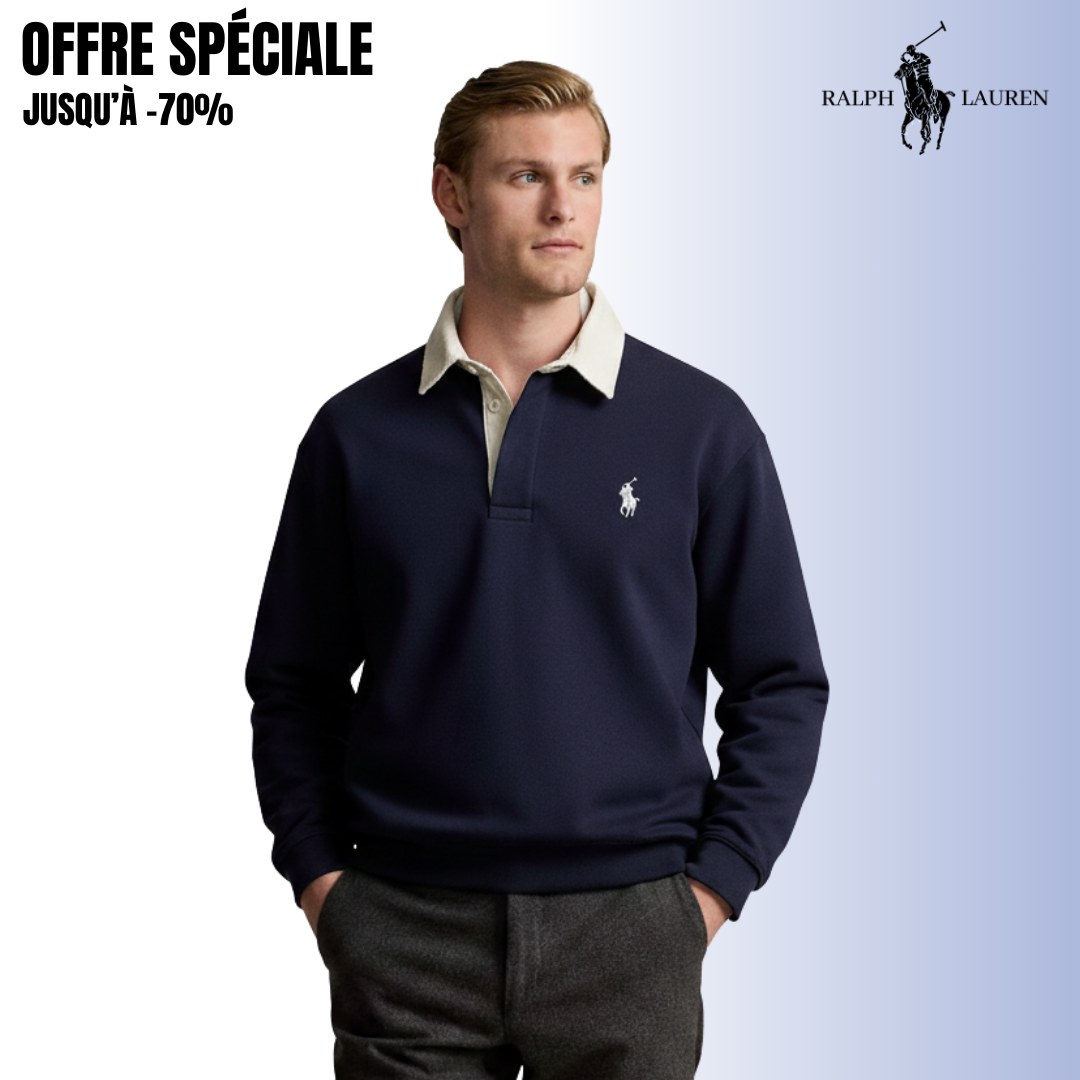 RL™ Prestige Edition – Sweat Col Contrasté