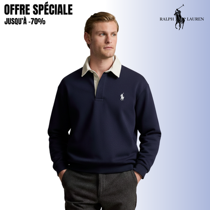 RL™ Prestige Edition – Sweat Col Contrasté