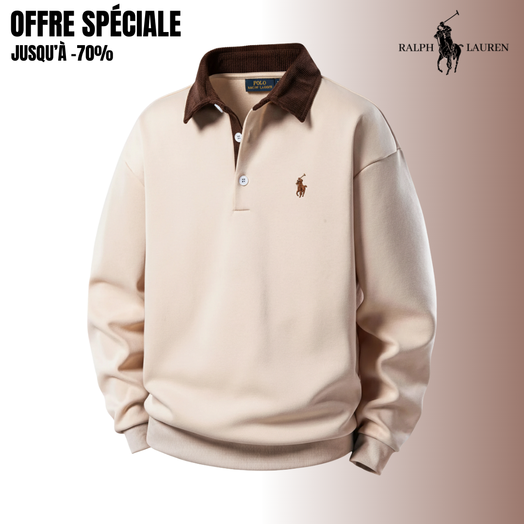 RL™ Prestige Edition – Sweat Col Contrasté