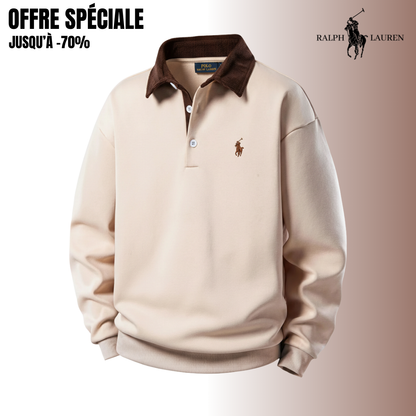 RL™ Prestige Edition – Sweat Col Contrasté