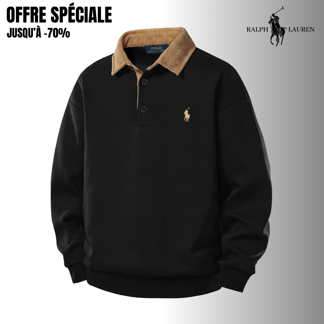 RL™ Prestige Edition – Sweat Col Contrasté