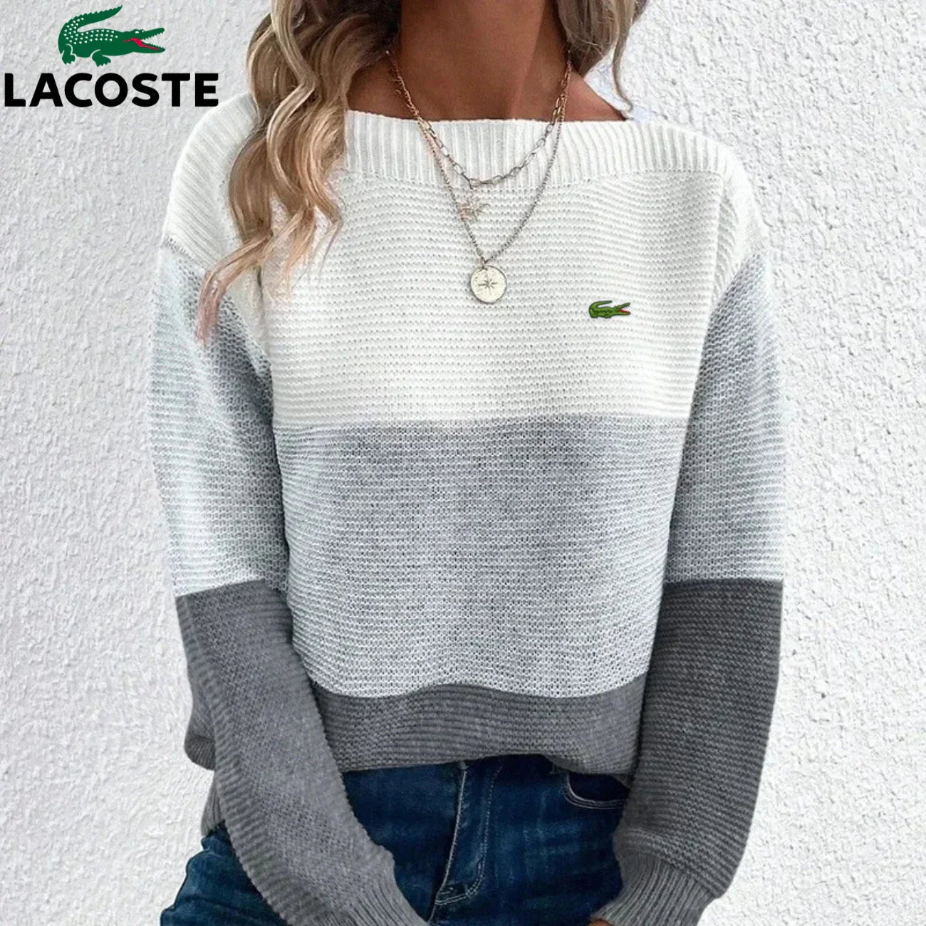 LC™ Pull tricolore en maille