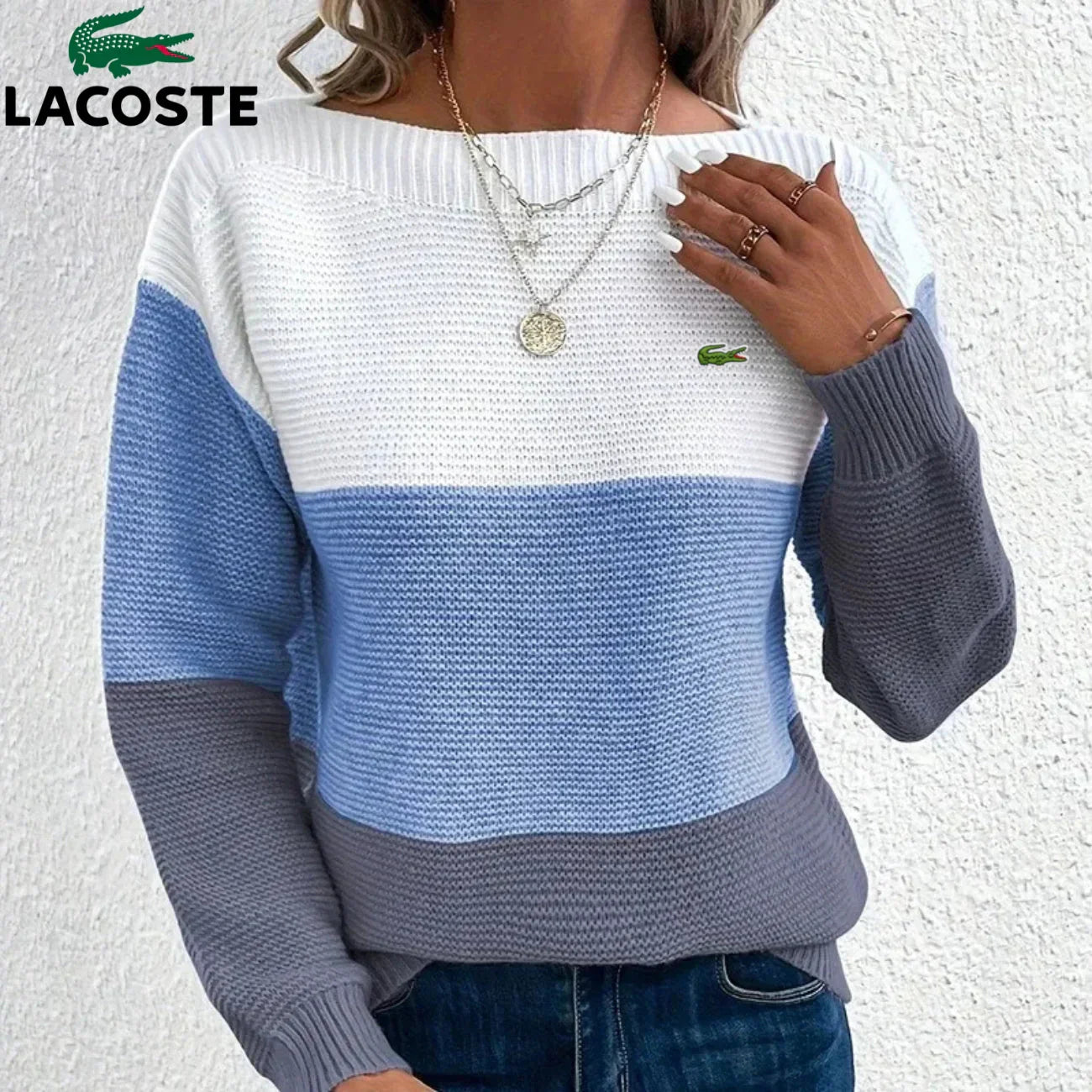 LC™ Pull tricolore en maille
