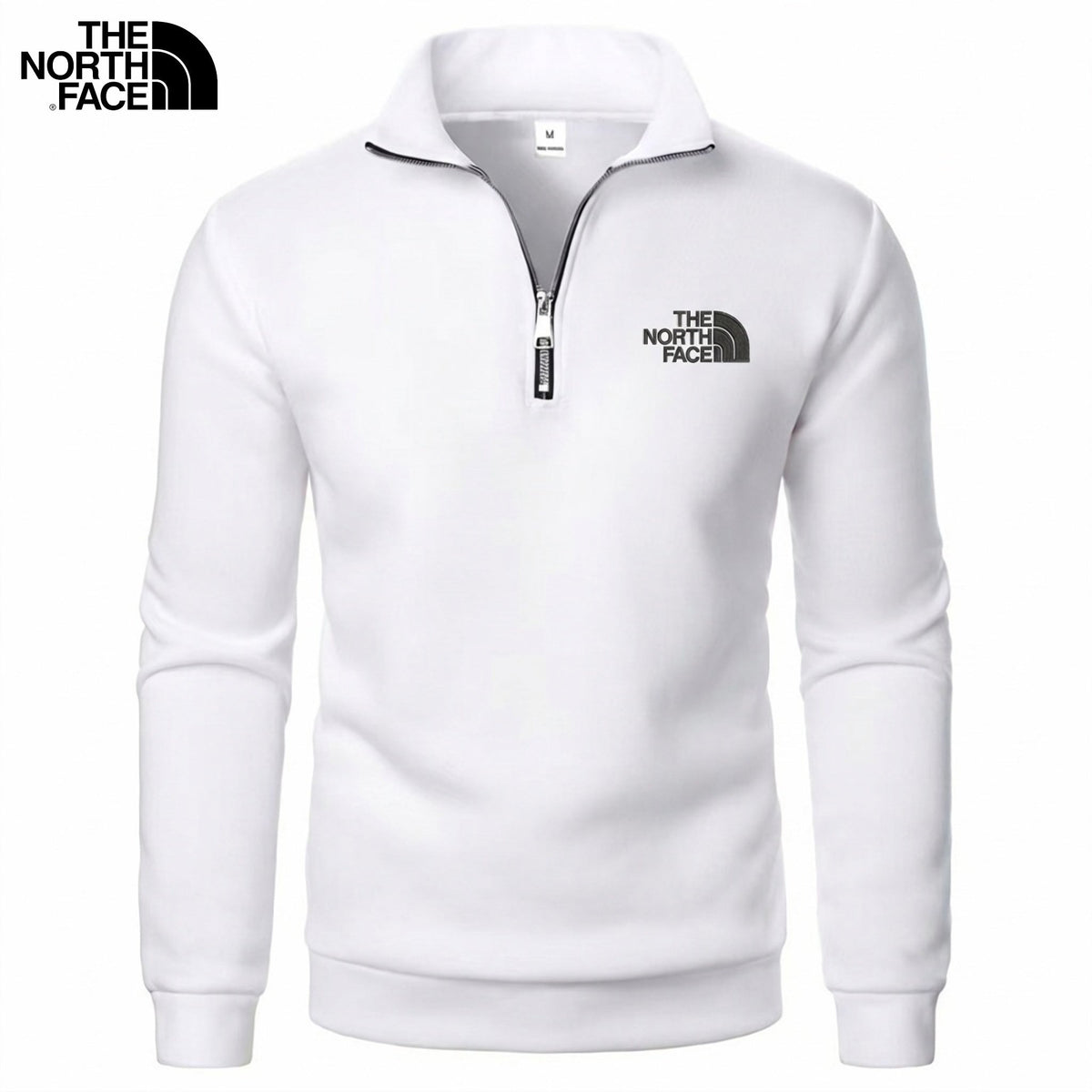 White - TNF™ | Men's Half-Zip Stand Collar Pullover